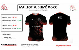 Maillot Saison 2026-2027 - ENFANT
